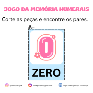 Jogo da Memória - Numerais