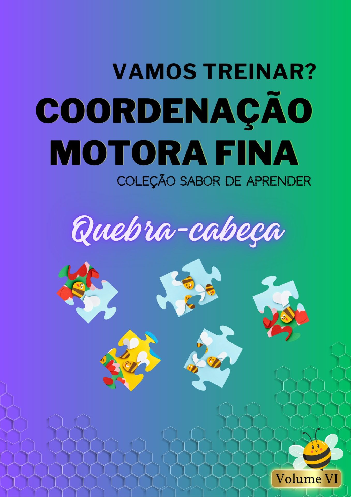 COORDENAÇÃO MOTORA FINA - volume VI - Quebra-cabeça - Imagem 2